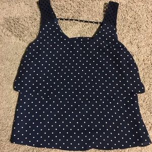 Polka Dot -double layer tank
